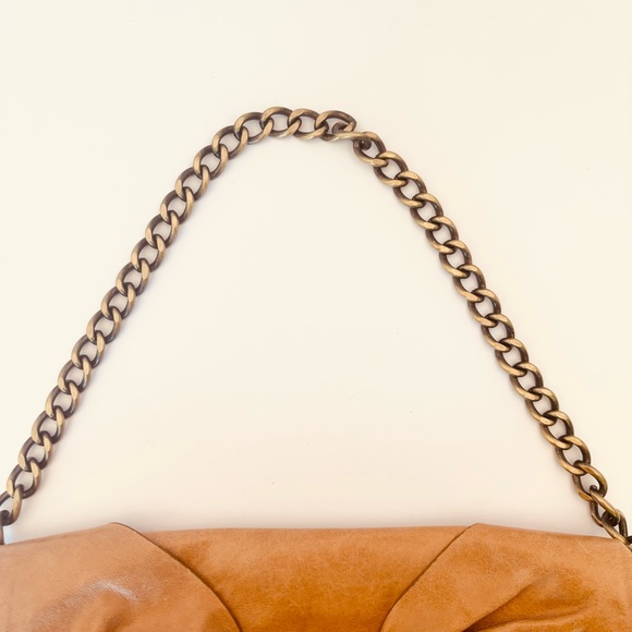 Vintage Leather Bow Flap Clutch - Picture 6 of 15